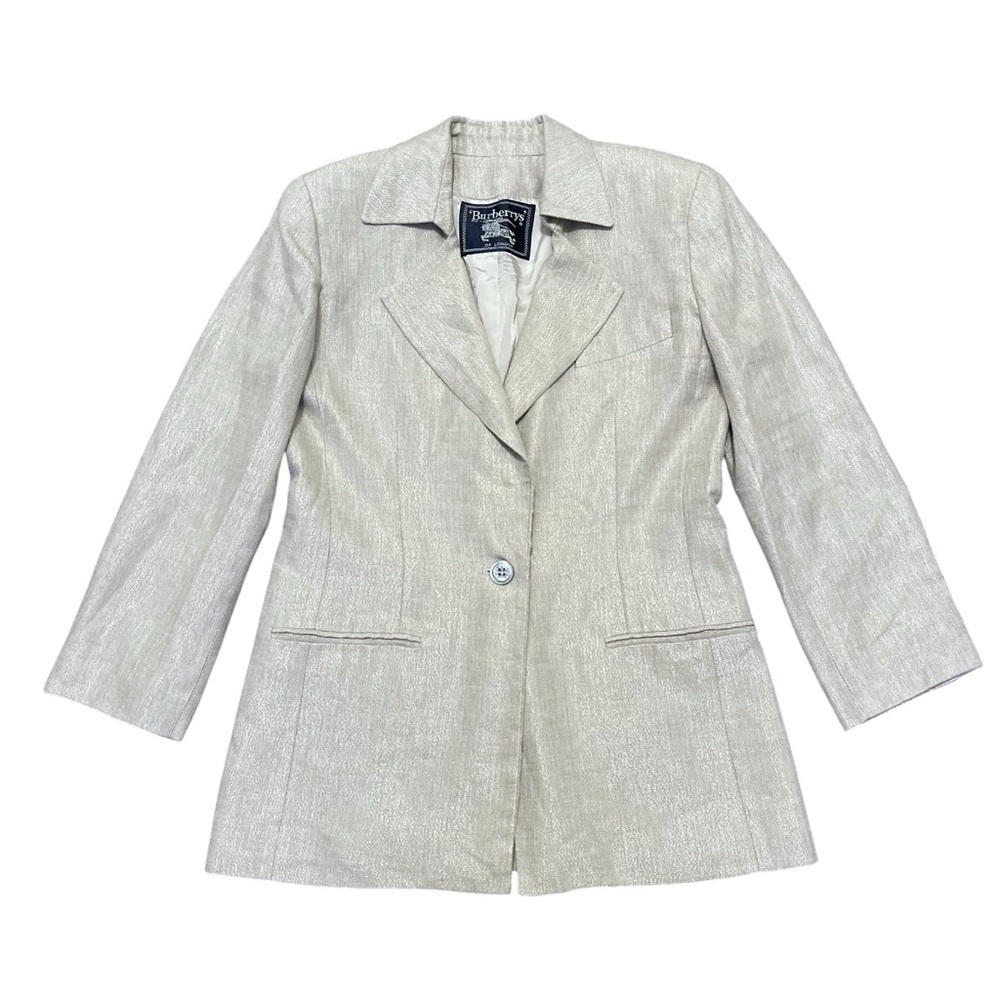 Vintage Burberrys Linen Blazer